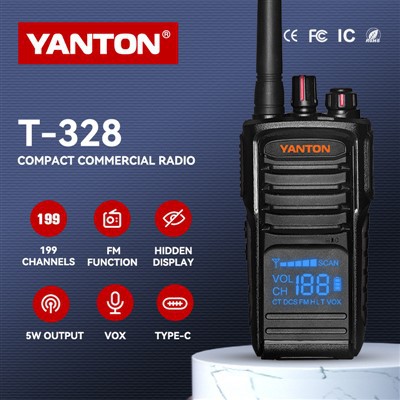 پوشیدہ ڈسپلے پورٹ ایبل ریڈیو واکی ٹاکی